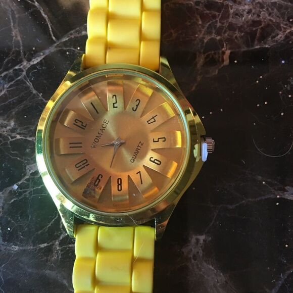 Yellow Rubber Watch!!  - Picture 9 of 13